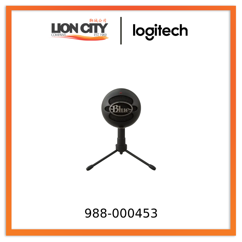 Logitech SNOWBALL ICE Plug-and-Play USB Microphone
