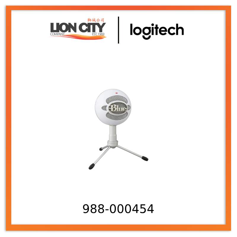 Logitech SNOWBALL ICE Plug-and-Play USB Microphone