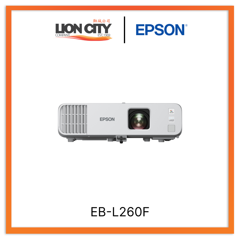 Epson EB-L260F Full HD Standard-Throw Laser Projector with Built-in Wireless