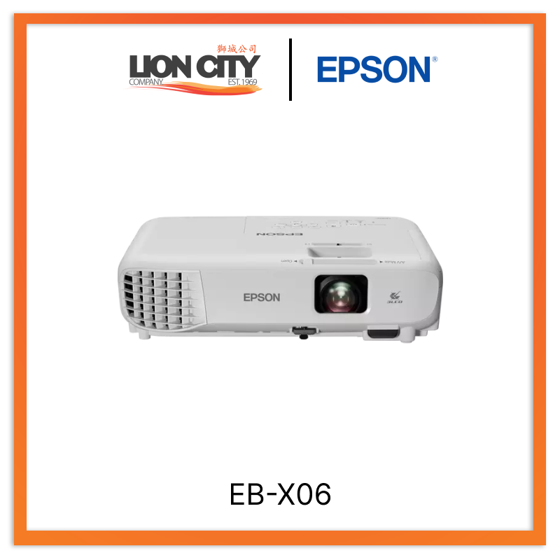 EPSON EB-X06 Basic Entry Portable Models Projector