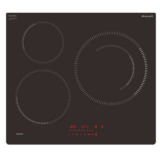 Brandt 60cm 3-Zone Induction Hob BPI6603B