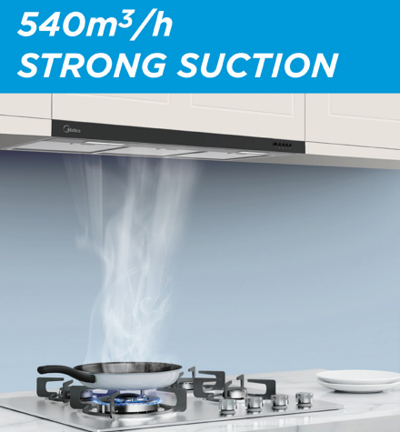 Midea MBI-90F26-SG Built In Range Hood