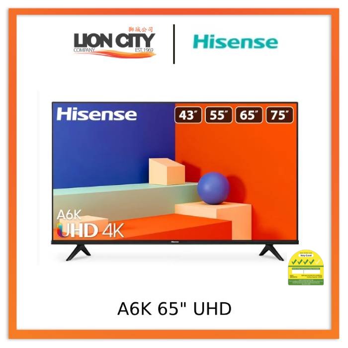 Hisense A6K 65" 4K UHD Smart TV