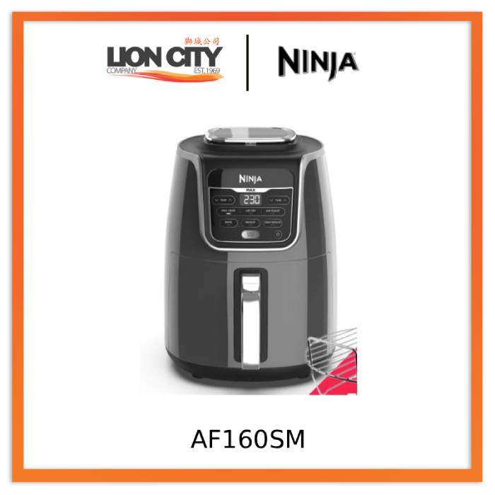 Ninja AF160SM Air Fryer Max 5.2L