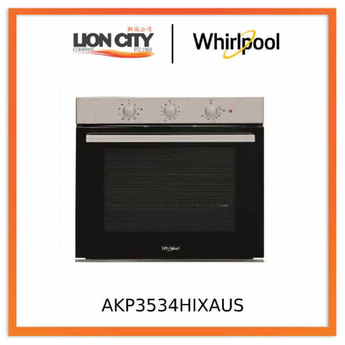 Whirlpool AKP3534HIXAUS 60cm Multi Function BuiltIn Oven Lion City Company