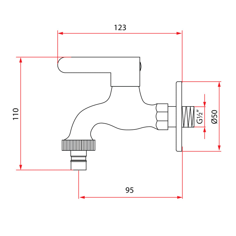 ALTA U91375 Union Tap