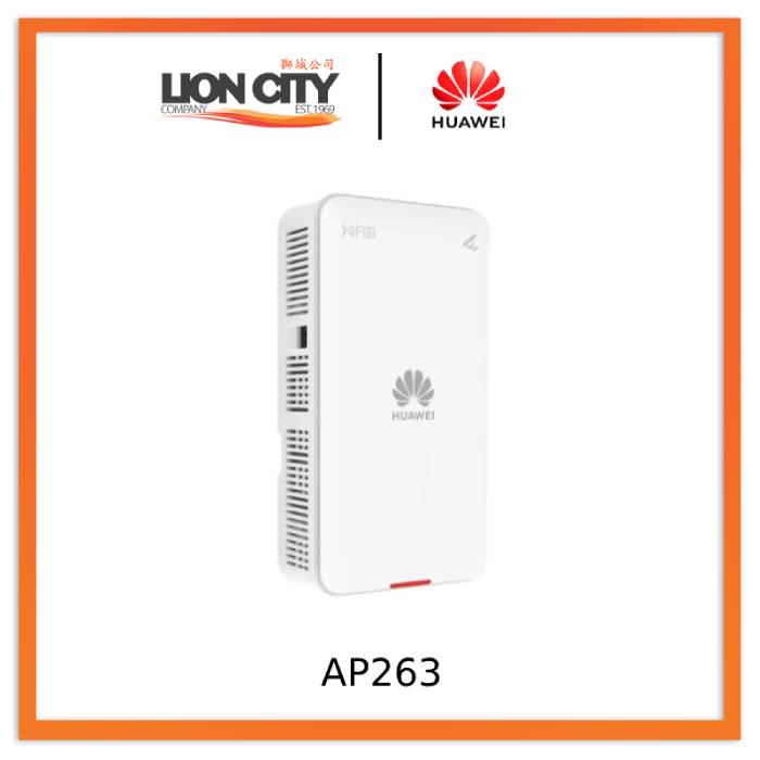 Huawei AP263 Wall Plate Wifi 6 Access Point Ap, Dual-band 2.4ghz – 5ghz - Lion City Company