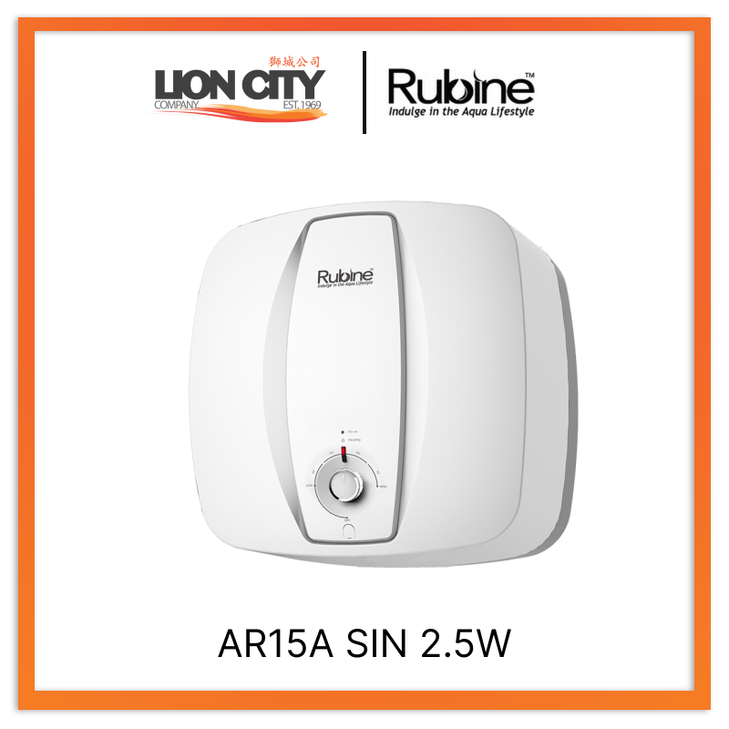 Rubine AR15A SIN 2.5W Electric Storage Water Heater