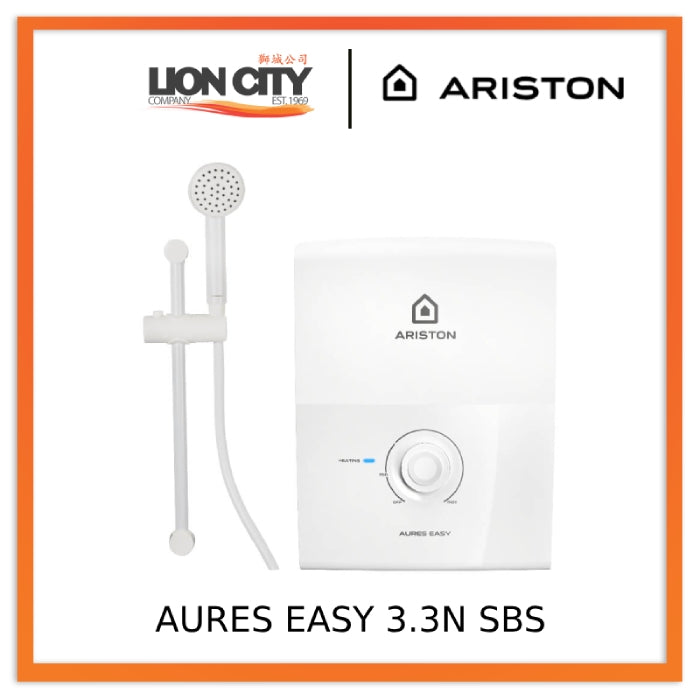 Ariston AURES EASY 3.3N SBS Water Heater - Lion City Company