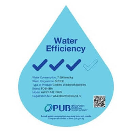 TOSHIBA AW-DUM1100JS 10KG Top Load Washer