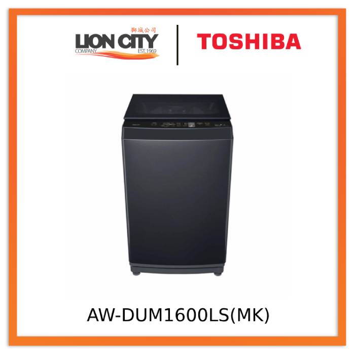 Toshiba AW-DUM1600LS(MK) Top Load Washer