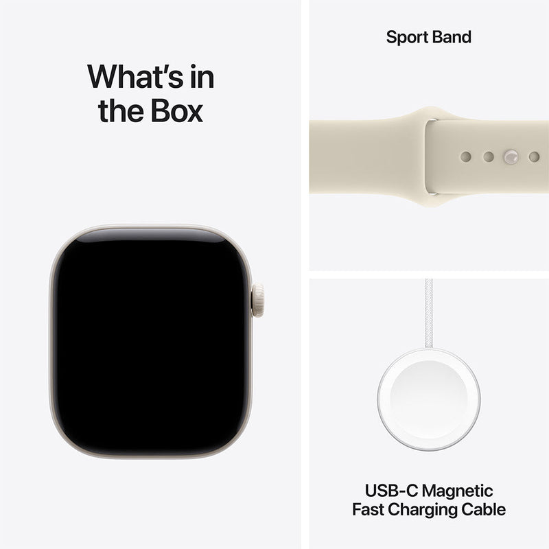 Apple Watch Series 12 (GPS + Cellular) 46mm Light Gold Smartwatch