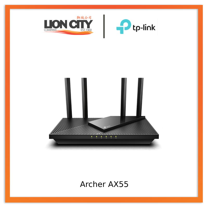 TP-Link Archer AX55 Pro AX3000 Multi-Gigabit Wi-Fi 6 Router with 2.5G Port