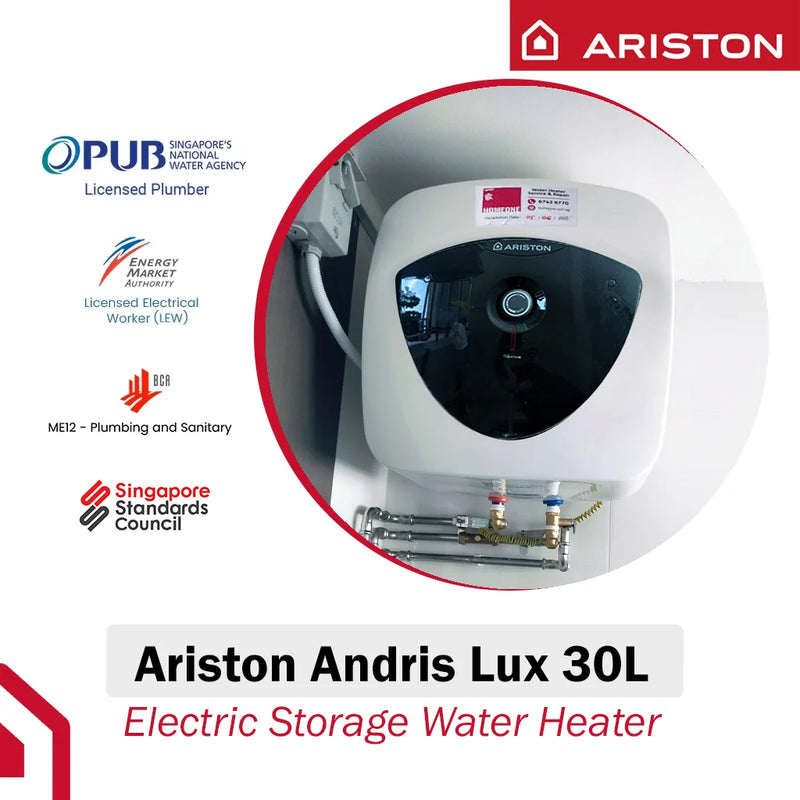 Ariston 30L Storage Water Heater Andris Lux 30L