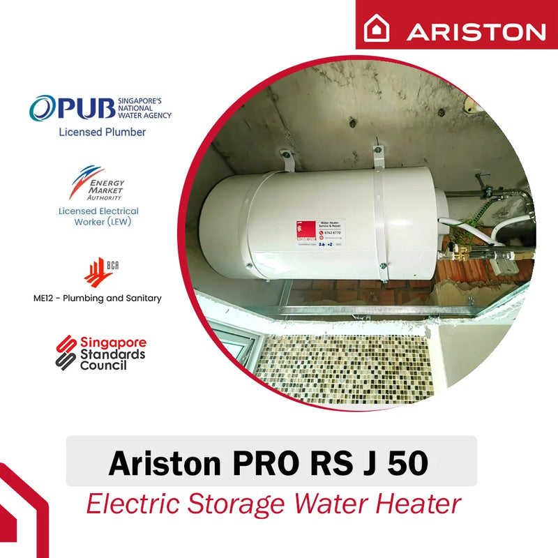 Ariston 50L Storage Water Heater Pro RS J 50L