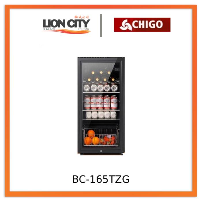 Chigo Ice Bar Compact Beverage Chiller with Transparent Glass Door - Lion City Company