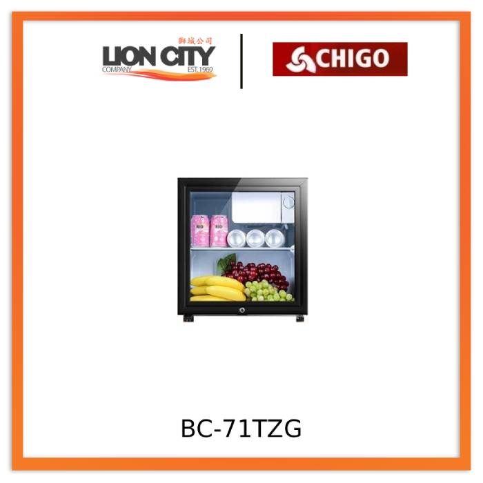 Chigo Ice Bar Compact Beverage Chiller with Transparent Glass Door - Lion City Company