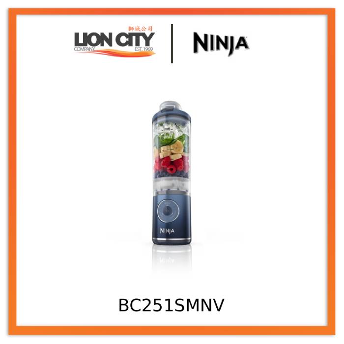 Ninja BC251SMGY/SMMT/SMNV Blast Max Portable Blender 650ml