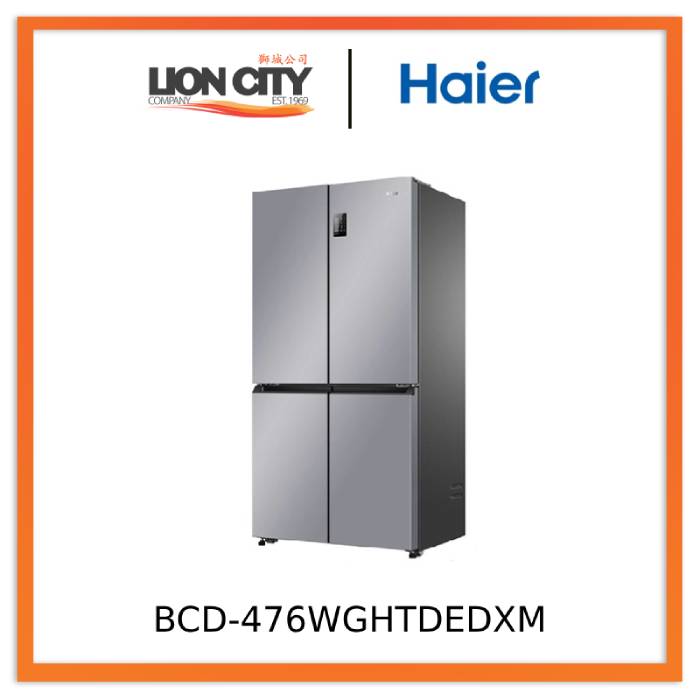 Haier BCD-476WGHTDEDXM 476 Nett Litres  Energy Saving Fridge 4 Door 1Yr Warranty Commercial Use