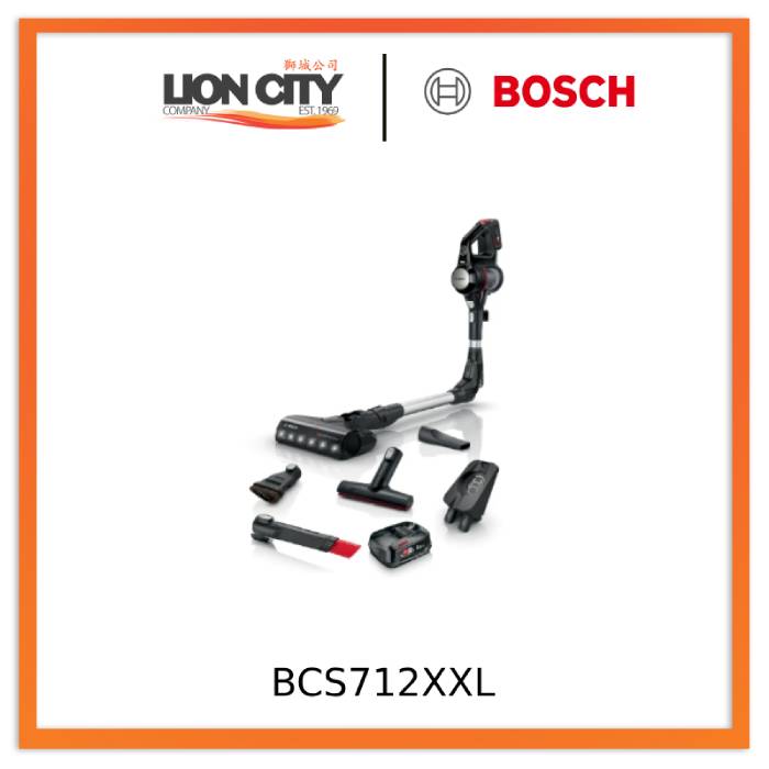 Bosch BCS712XXL Rechargeable vacuum cleaner Unlimited 7 Black