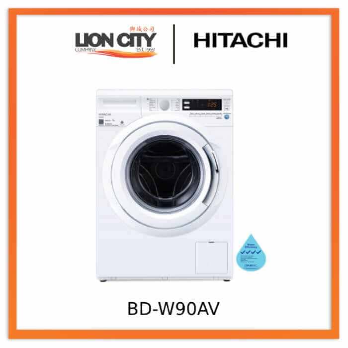 Hitach BD-W90AV 9kg Powered Inverter Front Load Washing Machine