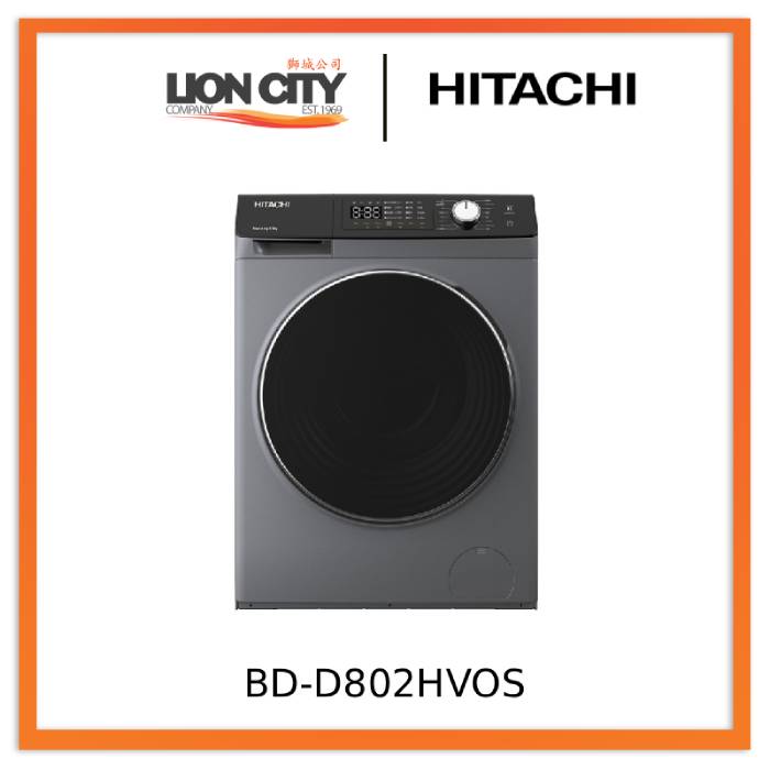 Hitachi BD-D802HVOS Front Loading - Washer Dryer