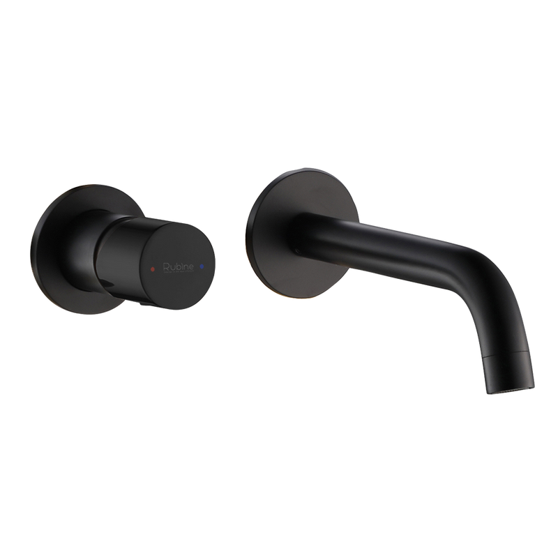 Rubine BO 3131.BK Wall Basin Mixer