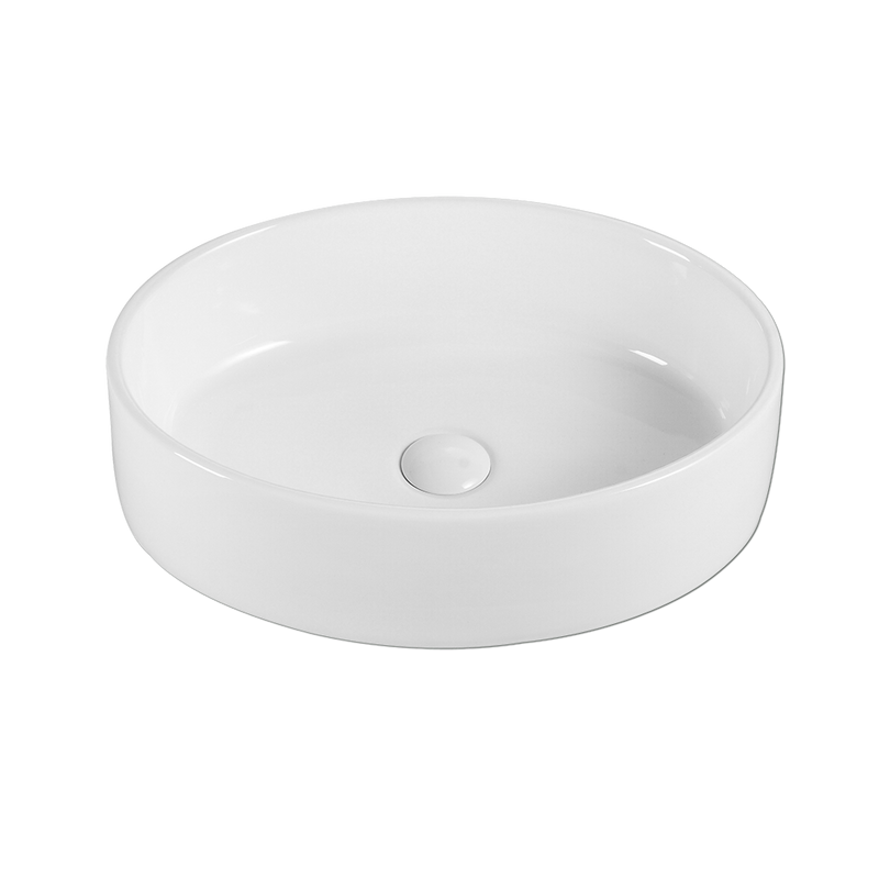 Rubine BOAT 49 Ceramic Basin Gloss White