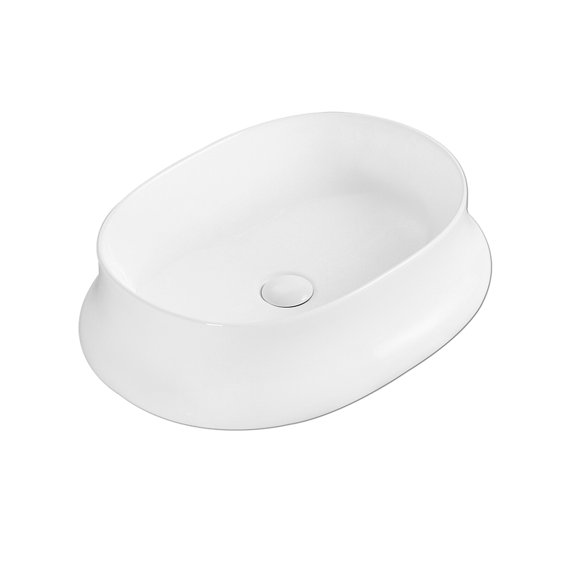 Rubine BOAT 59 Ceramic Basin Gloss White