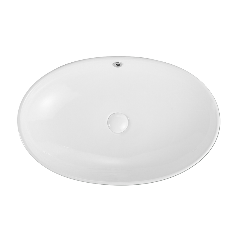 Rubine BOAT 63 Ceramic Basin Gloss White