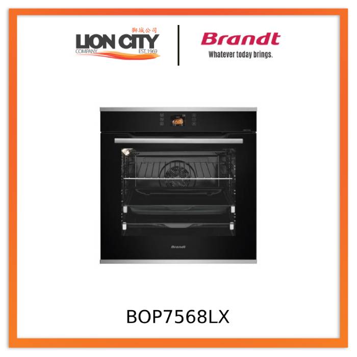 Brandt BOP7568LX 60CM Built-in Oven Stainless Steel 73L