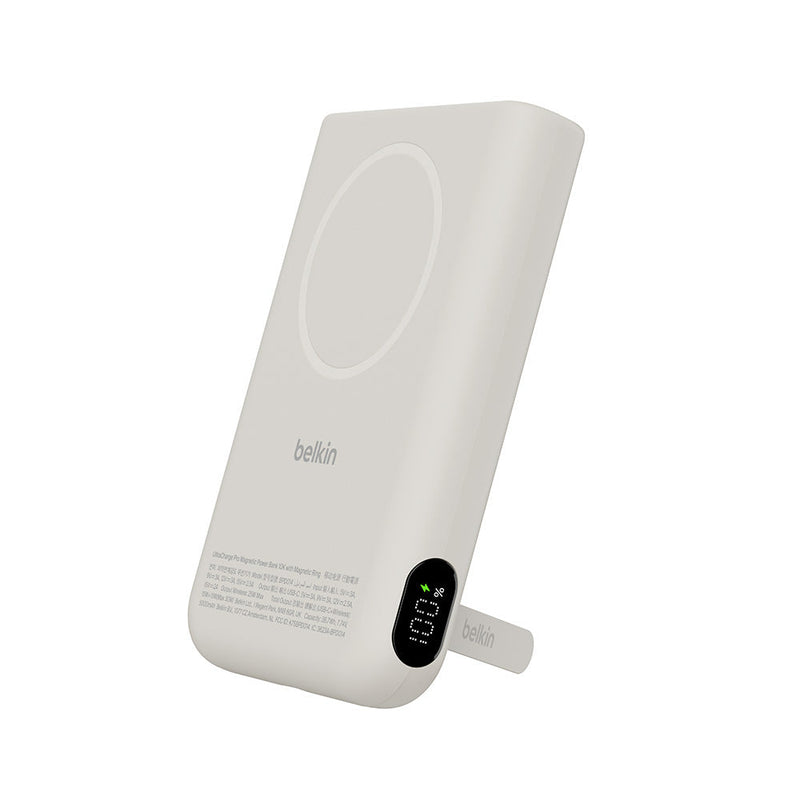 Belkin UltraCharge Pro Magnetic Power Bank 10K Sand