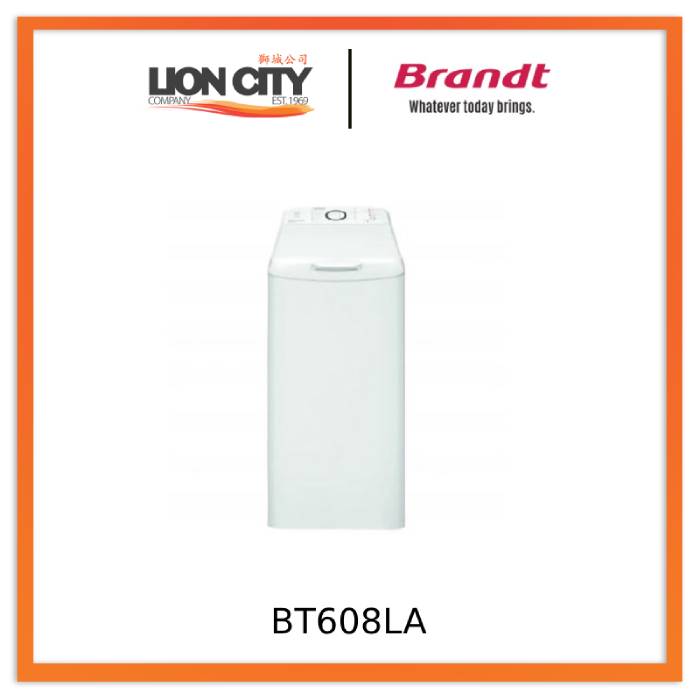 Brandt BT608LA Top Load Washer