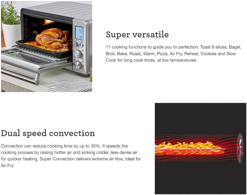 Breville Smart Oven BOV860 with Air Fryer Function 22L