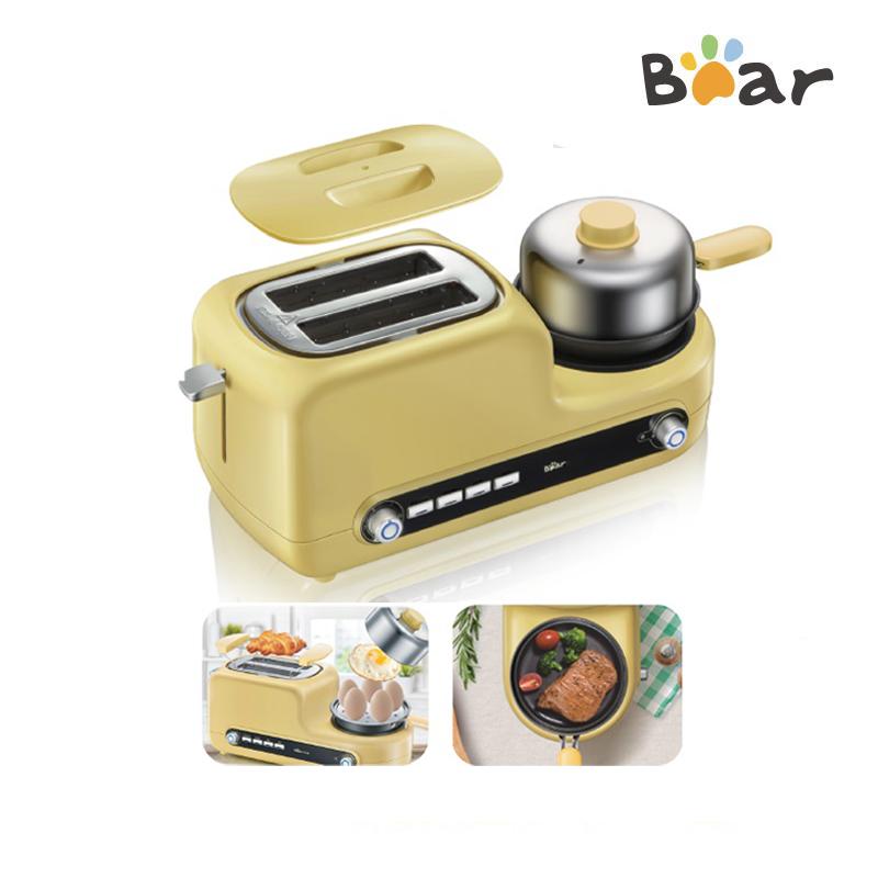 Bear 5-in-1 Breakfast Toaster Set with Non-Stick Pan DSL-A02Z1