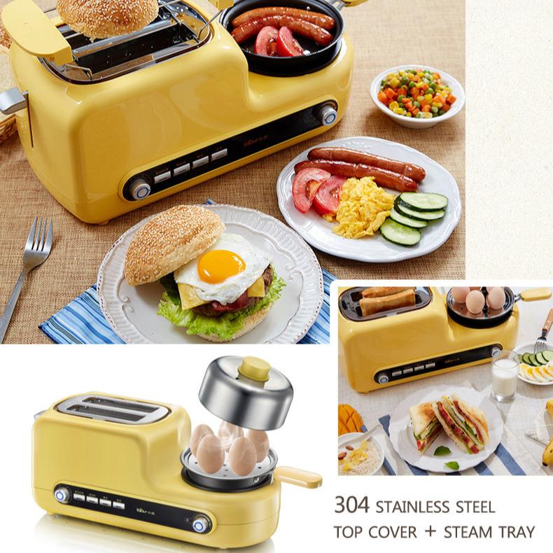 Bear 5-in-1 Breakfast Toaster Set with Non-Stick Pan DSL-A02Z1