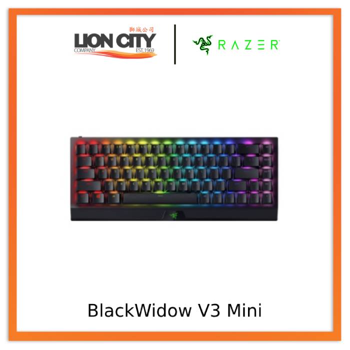 Razer™ BlackWidow V3 Mini HyperSpeed - Phantom Pudding Edition - 65% Wireless Mechanical Gaming Keyboard (Yellow Switch) - FRML Packaging