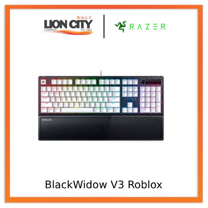 Razer BlackWidow V3 Roblox Edition (Green Switch) - US - Mechanical Gaming Keyboard with Razer Chroma RGB