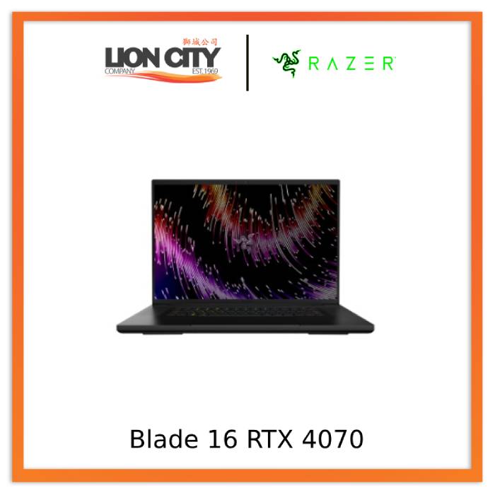 Razer Blade 16 (S9-NT/16"240Hz QHD+16:10/i9-13950HX/RTX4070 8GB/16GB/1TB PCIe SSD+M.2 Slot/2.45kg/Win11Home)