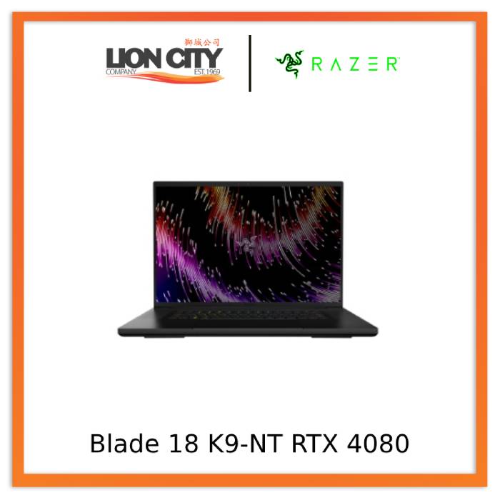 Razer Blade 18 K9-NT/18"240Hz QHD+16:10/i9-13950HX/RTX4080 12GB VRAM/32GB RAM/1TB PCIe SSD+M.2 Slot/WIN11 Home