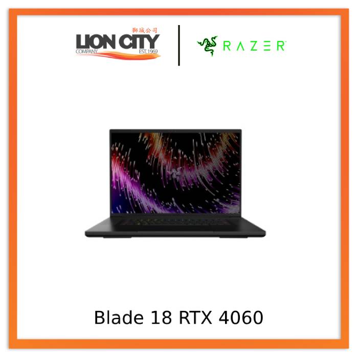 Razer Blade 18(K9-NT/18" 240Hz QHD+16:10/i9-13950HX/RTX 4060 8GB VRAM/16GB/1TB PCIe SSD+M.2 Slot/Win11 Home)