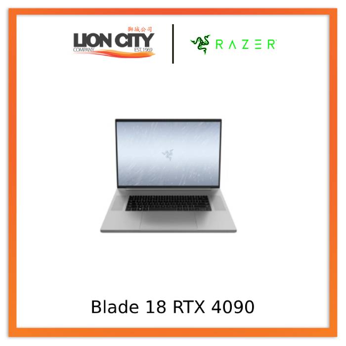 Razer Blade 18 (K9.5-NT/Win-11/QHD+ 240Hz/i9-13950HX/32GB DDR5/RTX 4090/2TB/PCIe Gen4/Mercury)