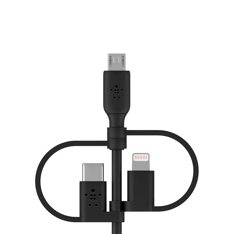 Belkin BoostCharge 3-in-1 Universal 15W Cable 1m Black