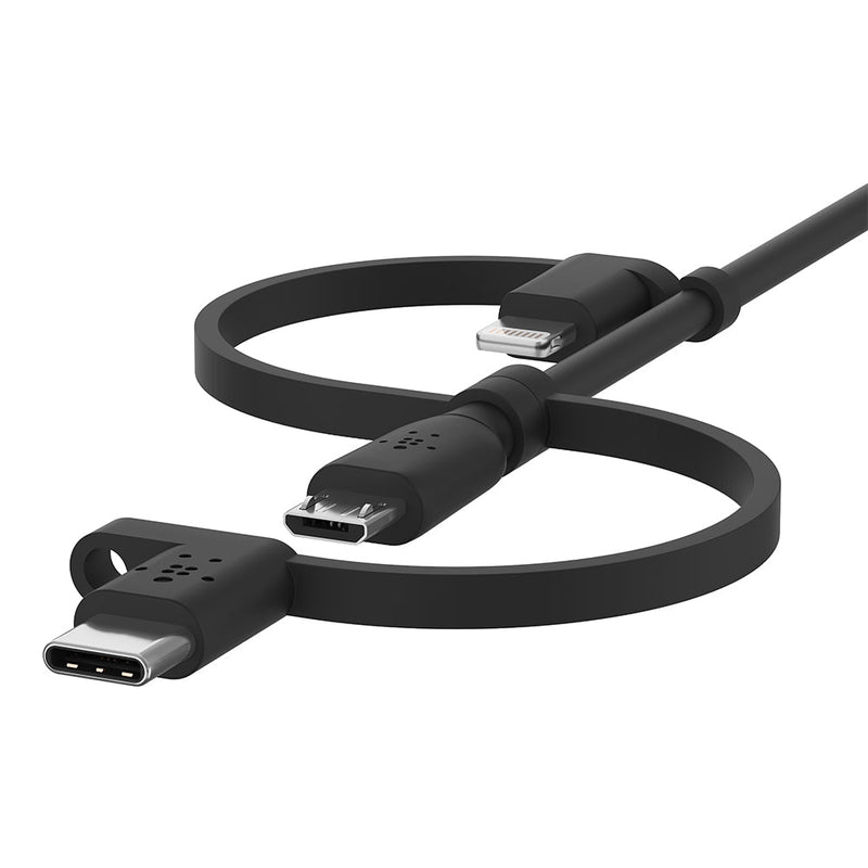 Belkin BoostCharge 3-in-1 Universal 15W Cable 1m Black