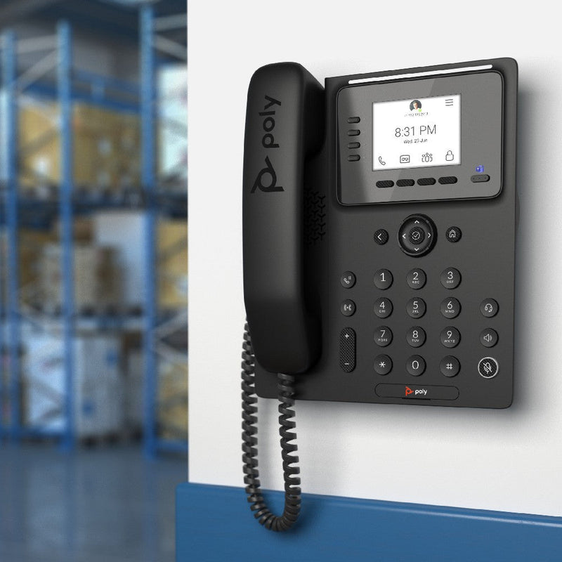 HP Poly CCX 350 Desktop Business IP Phone MS Teams