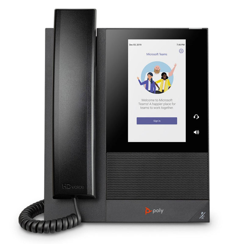 HP Poly CCX 400 Open SIP Desktop Business Media IP Phone
