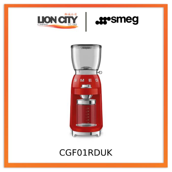 Smeg CGF01BLUK/CRUK/RDUK/PBUK/PGUK/WHUK Coffee Grinder 50's Style