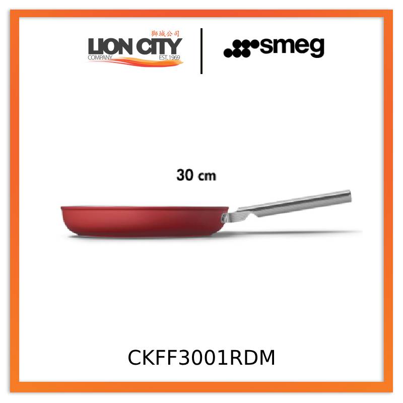 Smeg CKFF3001BLM/CRM/RDM Non-Stick Frying Pan Cookware  50's Style Aesthetic