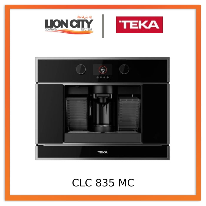 Teka CLC 835 MC BK-SS Urban Colors Edition. Multi-capsule and Ground Built-in Coffee Machine With 19 Bar Pump Pressure