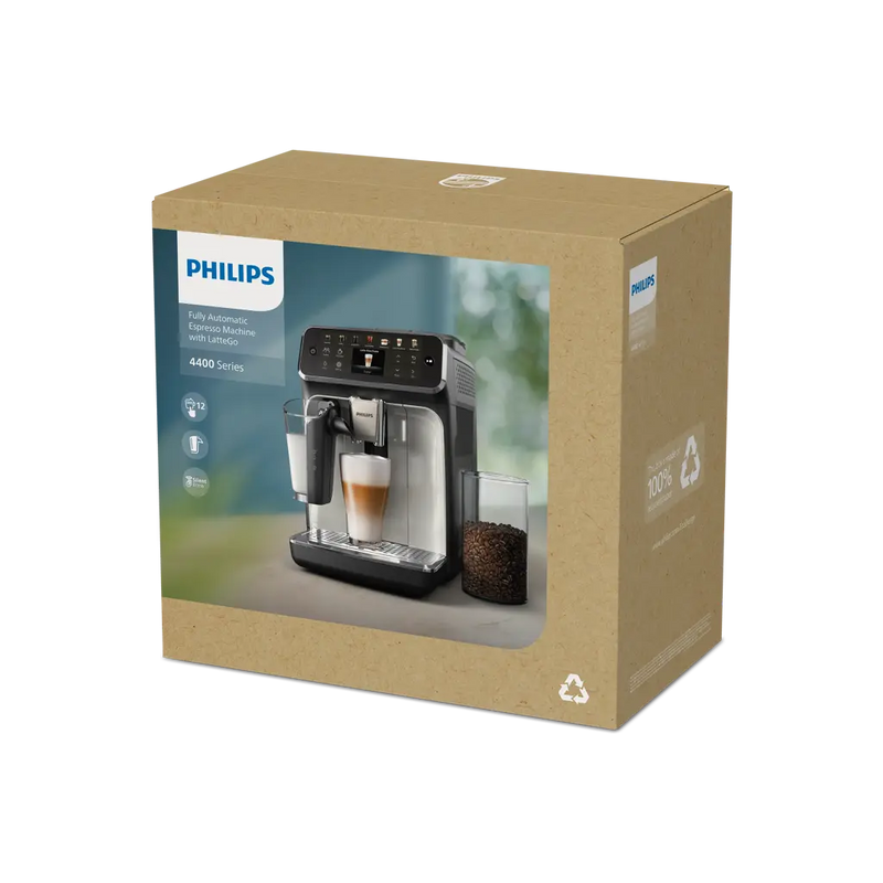 Philips Series 4400 Fully Automatic Espresso Machine EP4446/70